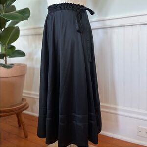 Vintage Black Midi Skirt